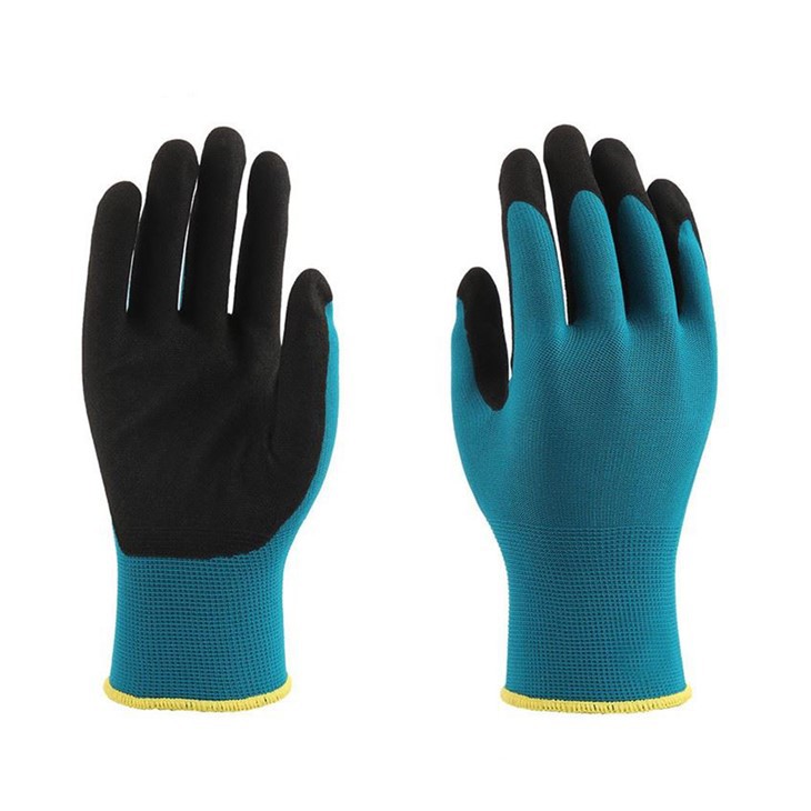 Sandy Nitrile Coated Gloves (Nylon)